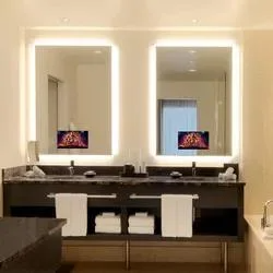 Cermin Cermin Pintar Hospitaliti Hotel Salon Saiz Tersuai Cermin Bilik Mandi dengan Lampu LED