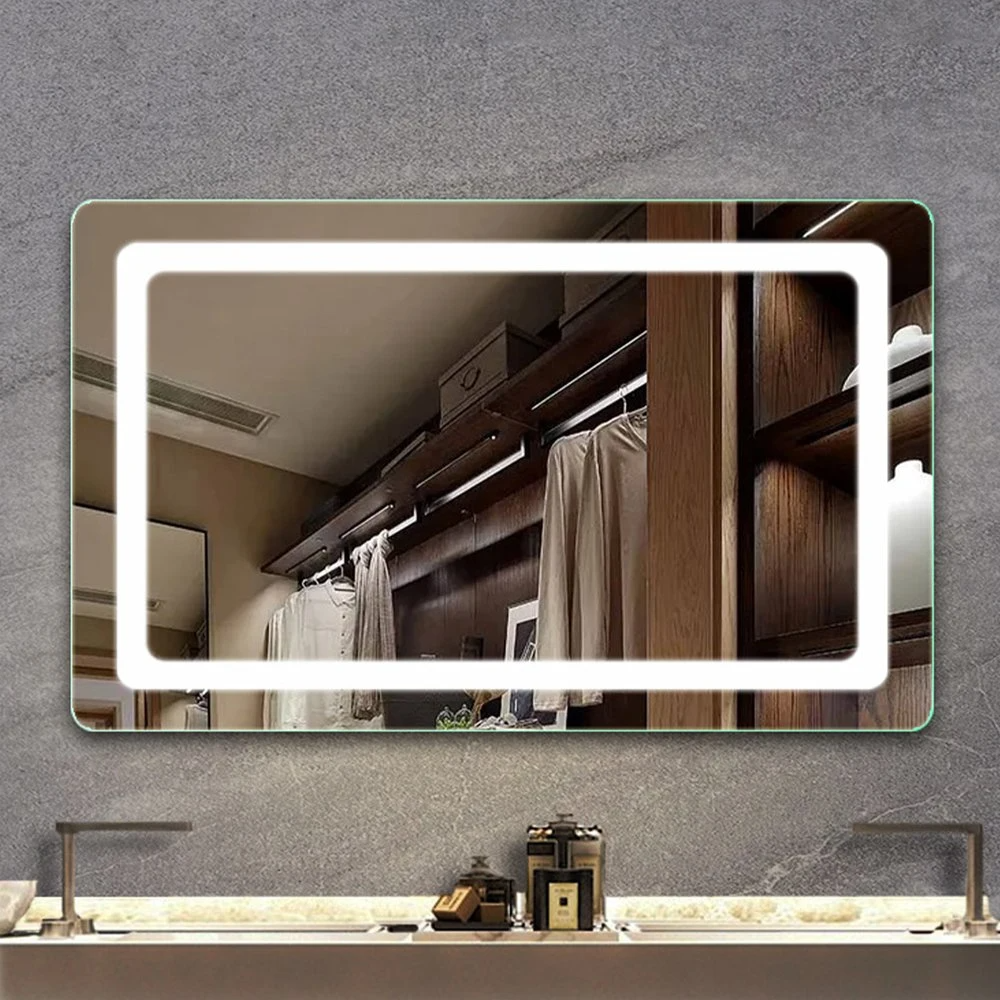 Hiasan Rumah Cermin Melekap Dinding Cermin Bilik Mandi Cermin Solek Bluetooth Cermin Pintar LED Perabot Salun Cermin Pintar
