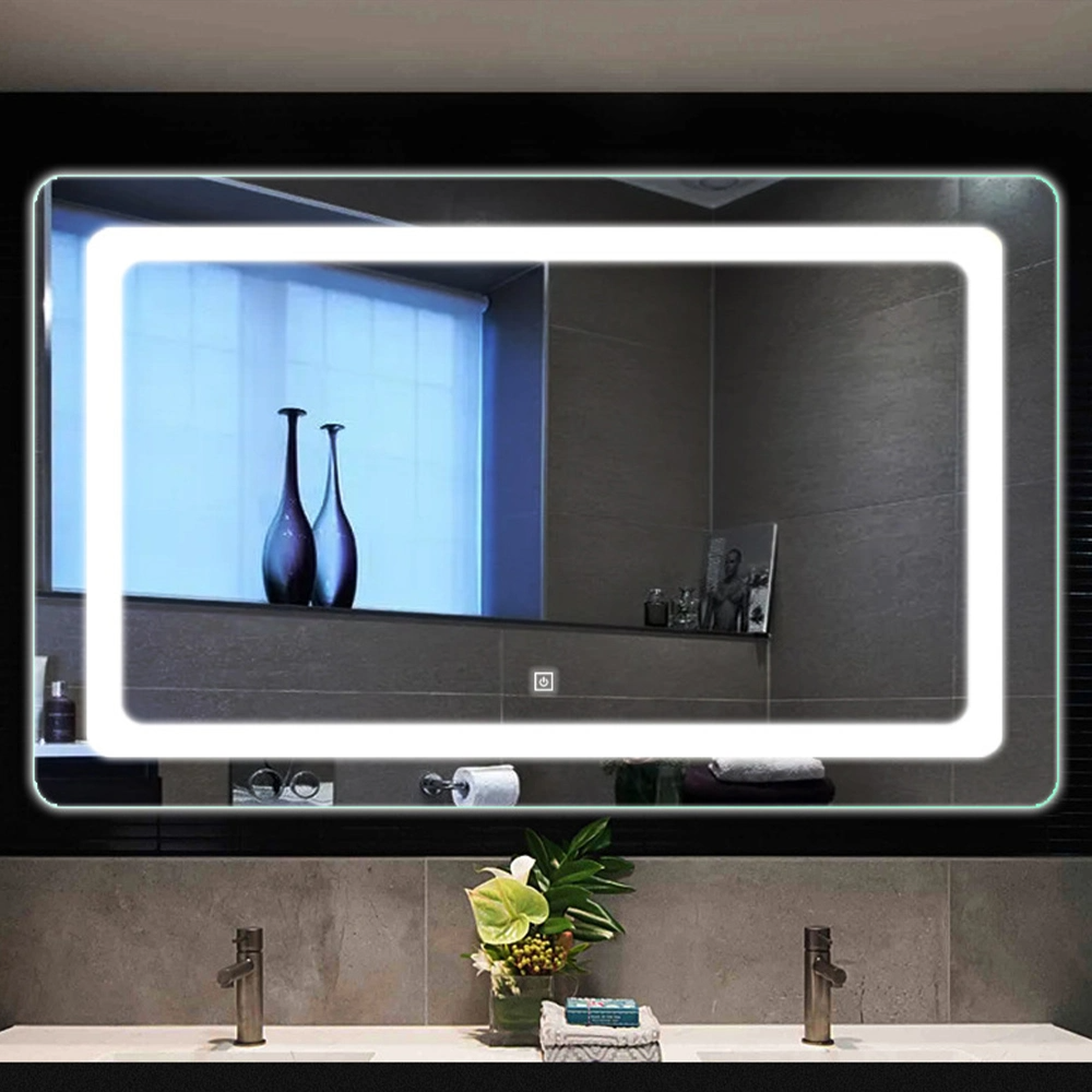 Hiasan Rumah Cermin Melekap Dinding Cermin Bilik Mandi Cermin Solek Bluetooth Cermin Pintar LED Perabot Salun Cermin Pintar