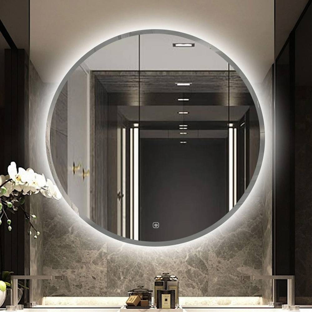 Cermin LED Bilik Mandi Dipasang di Dinding Cermin Kesombongan Cermin Rumah Pintar Hiasan Rumah Bluetooth Makeup Cermin Cermin Kaca