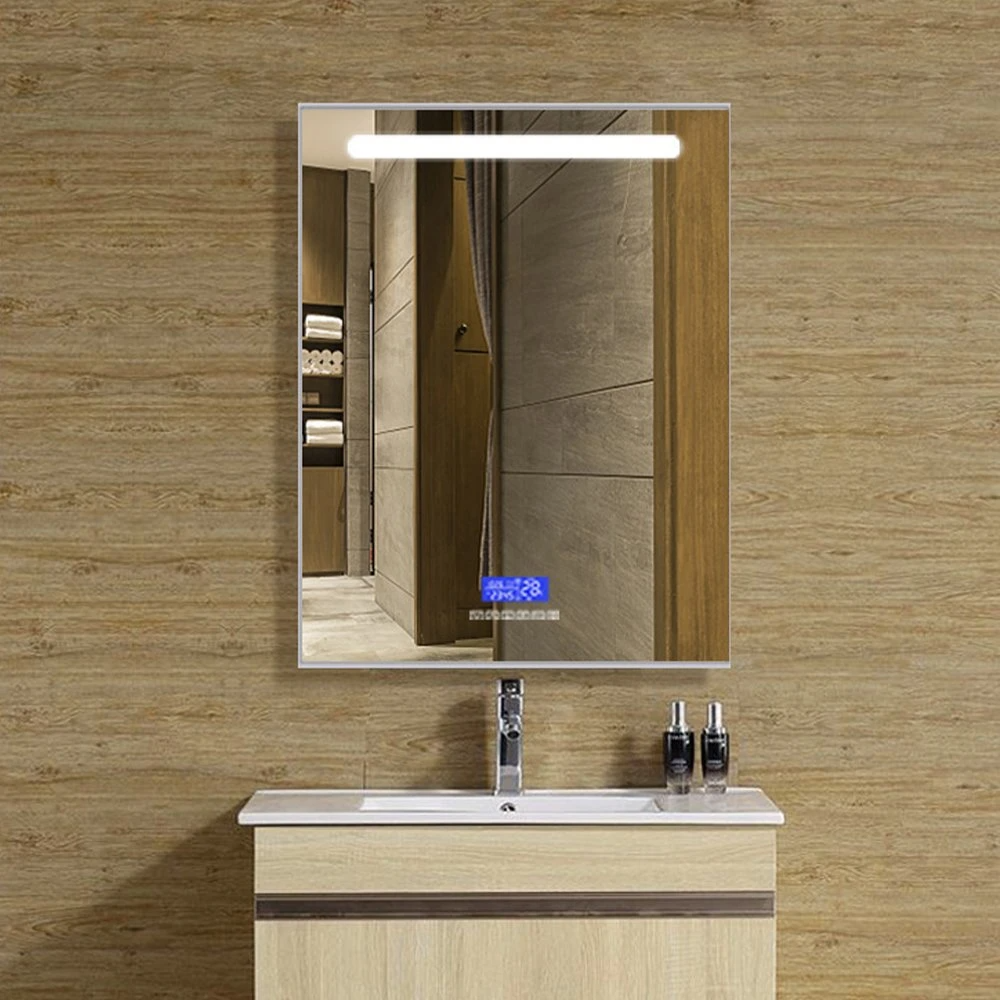 Cermin Pintar LED Cermin Dinding Hiasan Rumah Cermin Solek Bluetooth Aksesori Bilik Mandi Perabot Salun Cermin Bilik Mandi Rumah Pintar