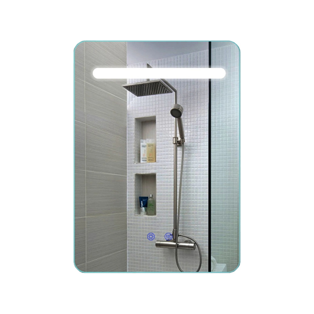 Cermin Pintar LED Cermin Dinding Hiasan Rumah Cermin Solek Bluetooth Aksesori Bilik Mandi Perabot Salun Cermin Bilik Mandi Rumah Pintar