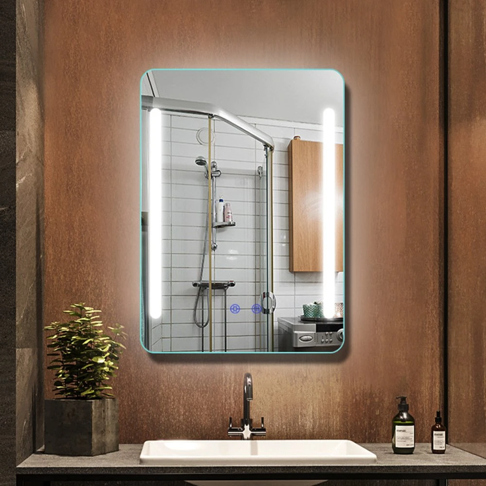 Cermin Mandi LED Cermin Pintar Rekaan Baharu Vanity Cermin Mandi LED dengan Cahaya